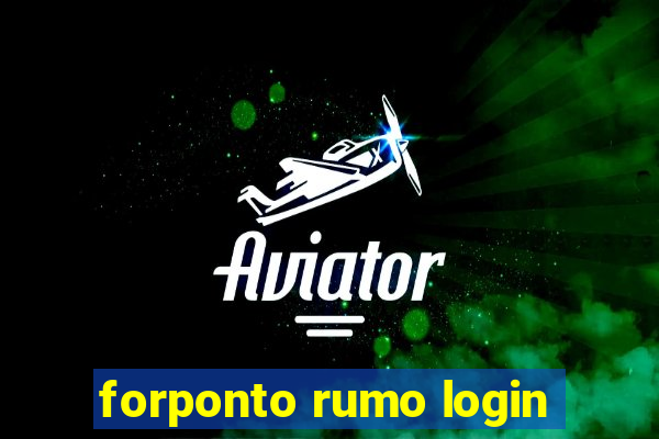 forponto rumo login